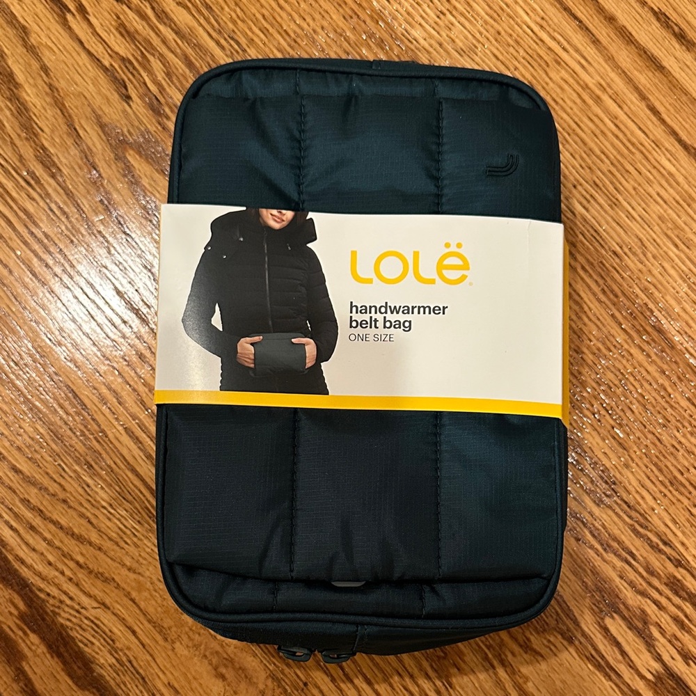Lole Forest Green Handwarmer Belt Bag
